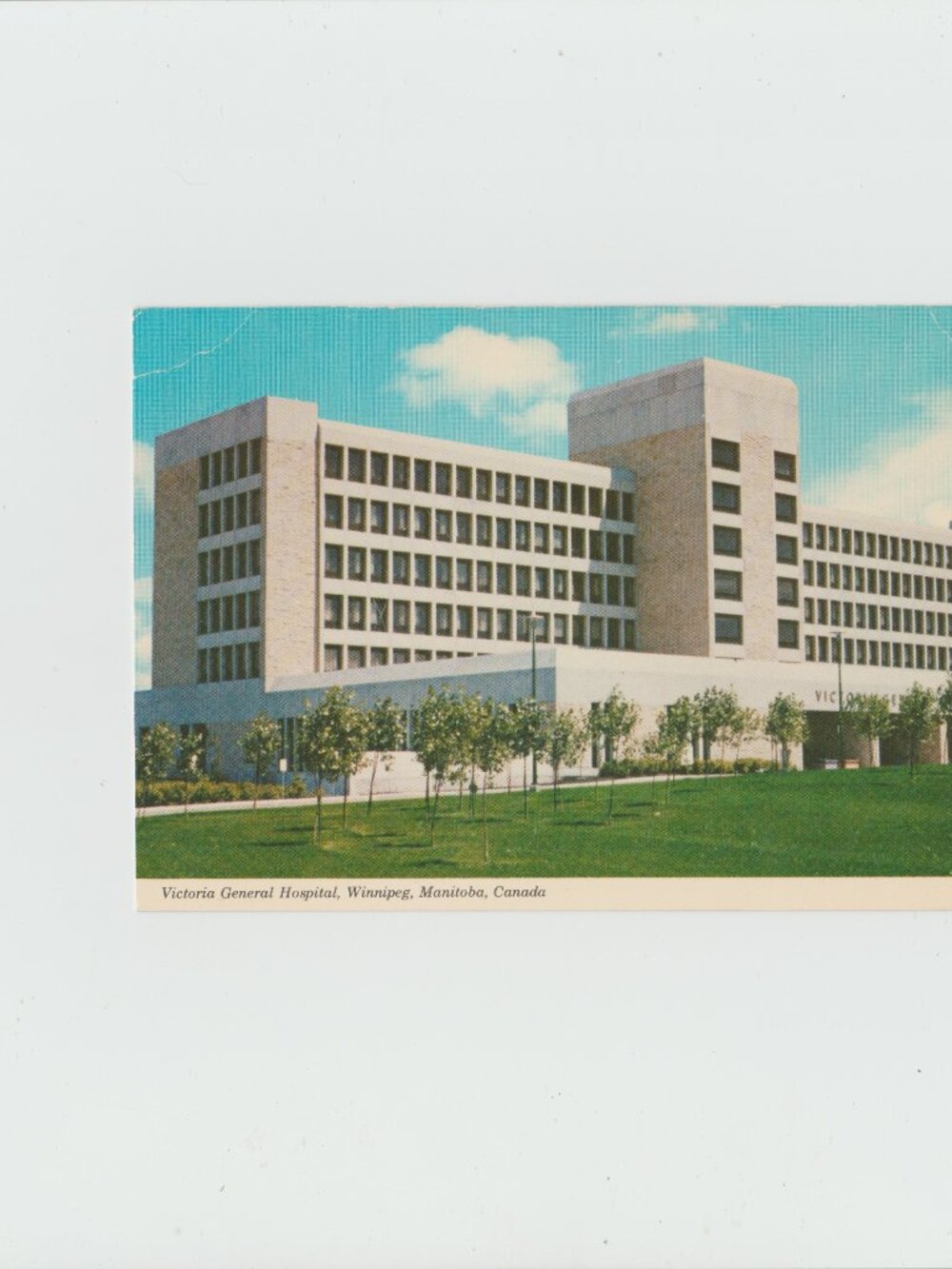 Victoria General Hospital, Winnipeg, Manitoba, Canada Postcard